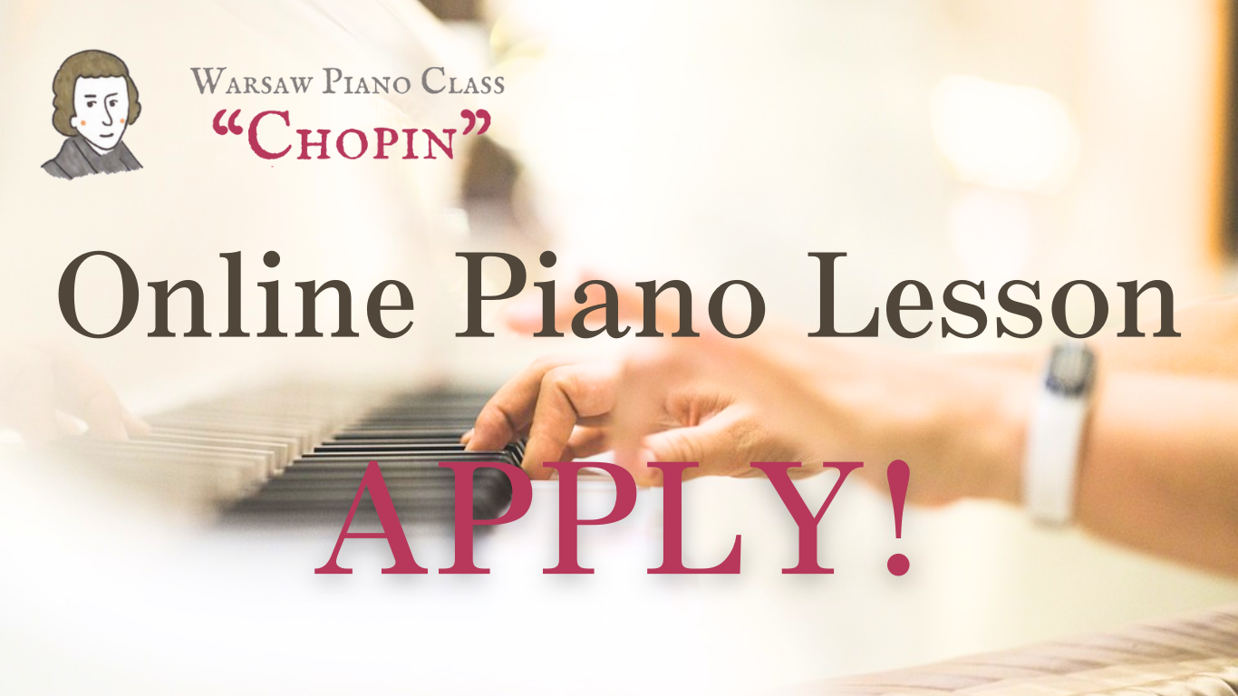 Online piano lesson apply!
